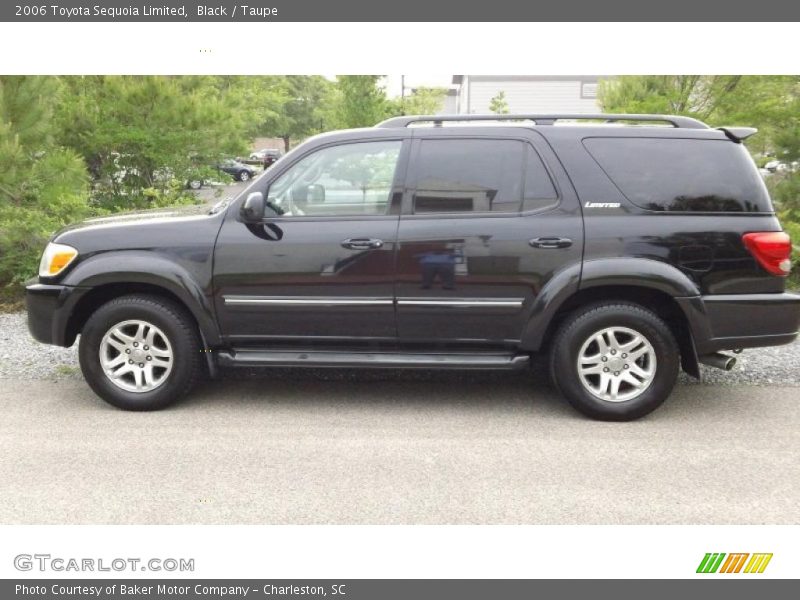 Black / Taupe 2006 Toyota Sequoia Limited