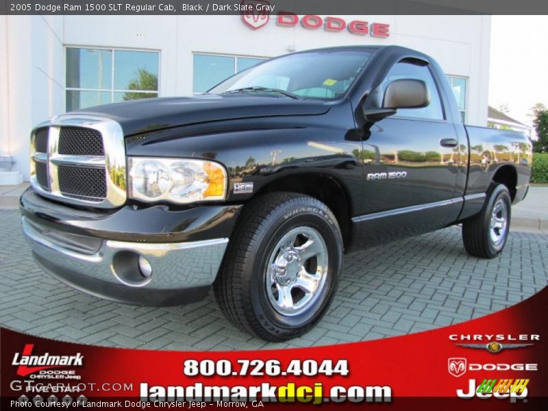 Black / Dark Slate Gray 2005 Dodge Ram 1500 SLT Regular Cab