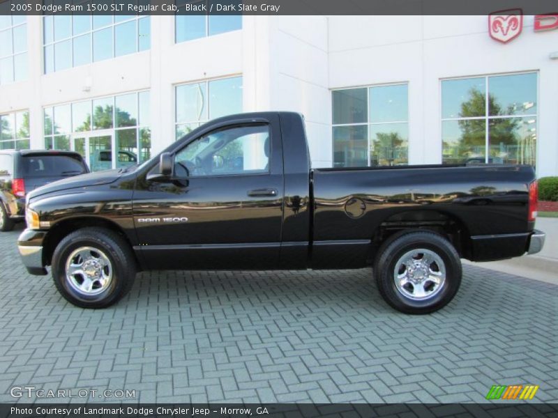 Black / Dark Slate Gray 2005 Dodge Ram 1500 SLT Regular Cab