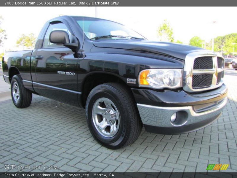 Black / Dark Slate Gray 2005 Dodge Ram 1500 SLT Regular Cab