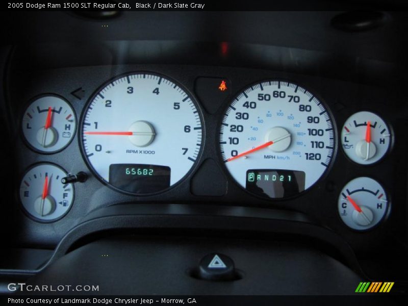 Black / Dark Slate Gray 2005 Dodge Ram 1500 SLT Regular Cab