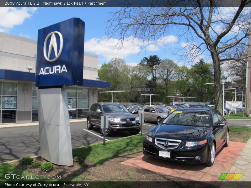 Nighthawk Black Pearl / Parchment 2008 Acura TL 3.2