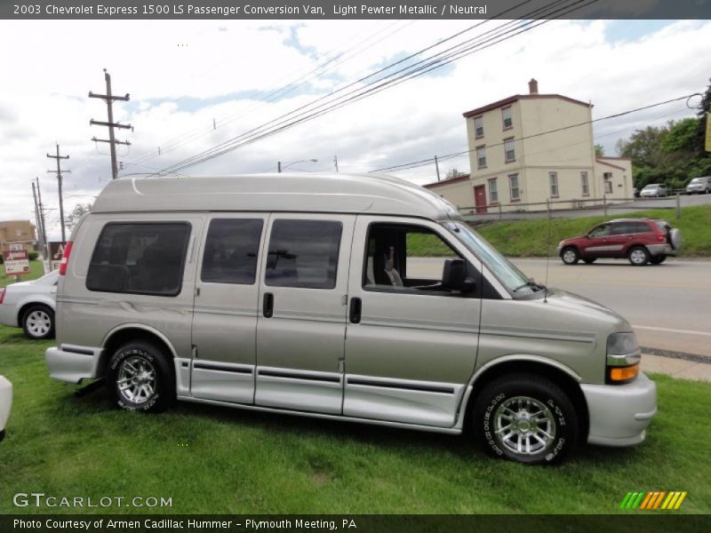 Light Pewter Metallic / Neutral 2003 Chevrolet Express 1500 LS Passenger Conversion Van