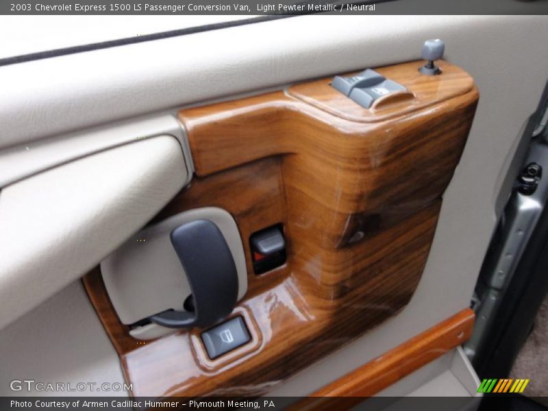 Light Pewter Metallic / Neutral 2003 Chevrolet Express 1500 LS Passenger Conversion Van