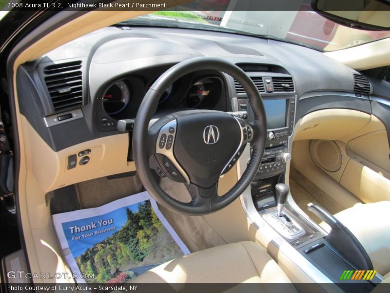 Nighthawk Black Pearl / Parchment 2008 Acura TL 3.2