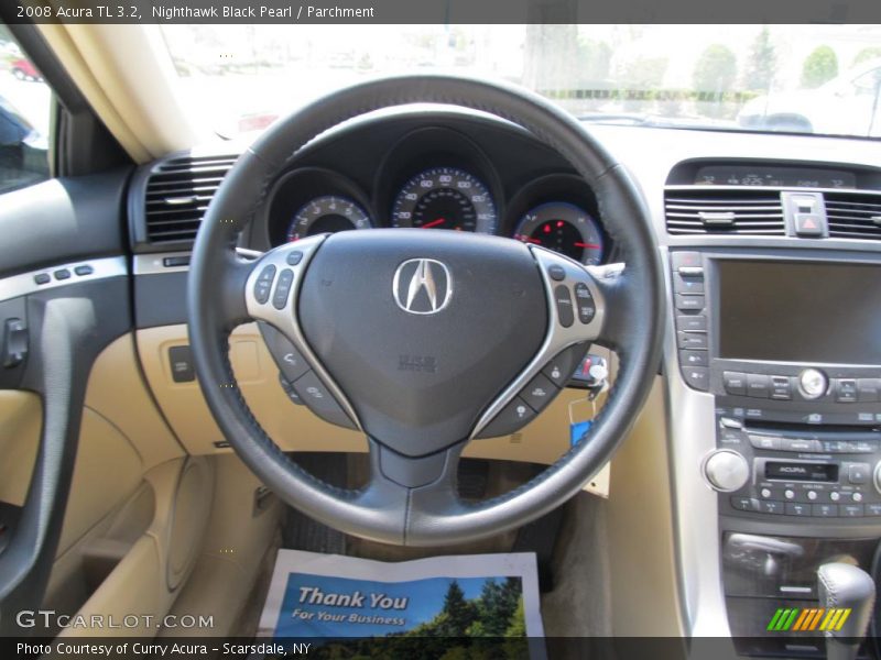 Nighthawk Black Pearl / Parchment 2008 Acura TL 3.2