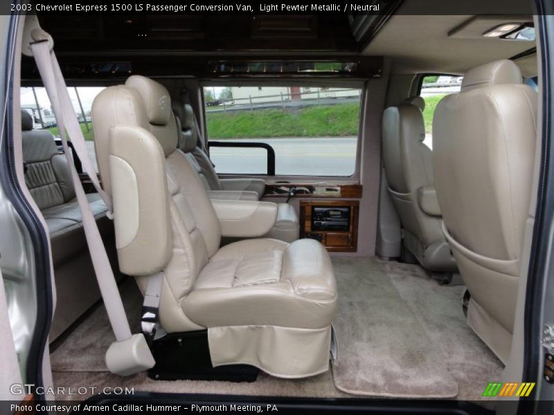  2003 Express 1500 LS Passenger Conversion Van Neutral Interior