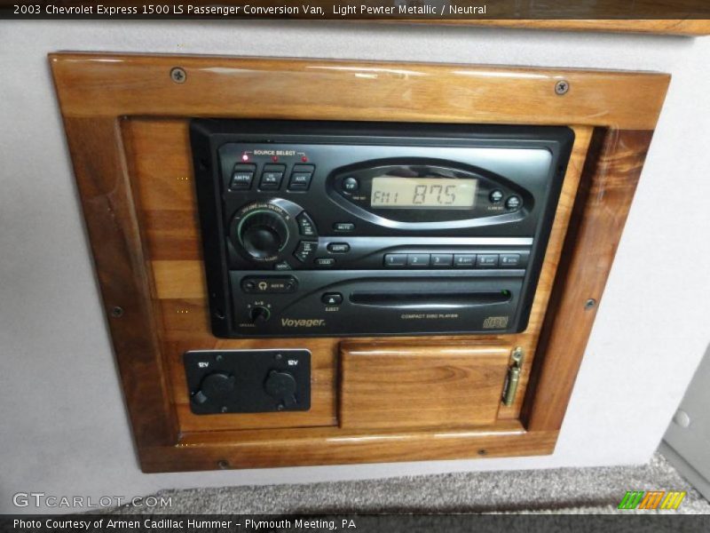 Light Pewter Metallic / Neutral 2003 Chevrolet Express 1500 LS Passenger Conversion Van