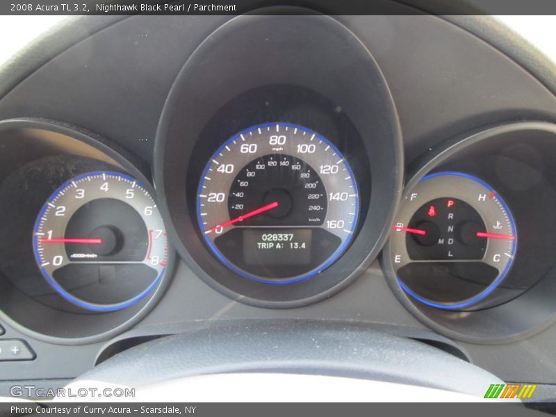 Nighthawk Black Pearl / Parchment 2008 Acura TL 3.2