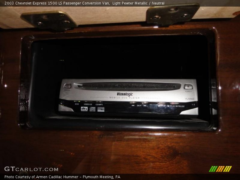 Light Pewter Metallic / Neutral 2003 Chevrolet Express 1500 LS Passenger Conversion Van