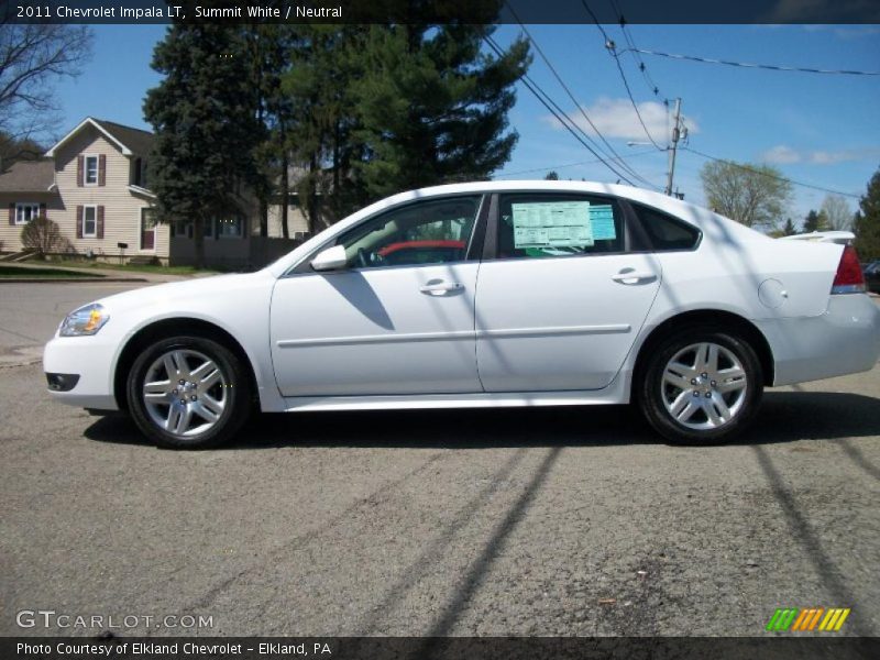 Summit White / Neutral 2011 Chevrolet Impala LT