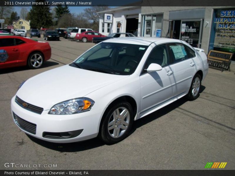 Summit White / Neutral 2011 Chevrolet Impala LT