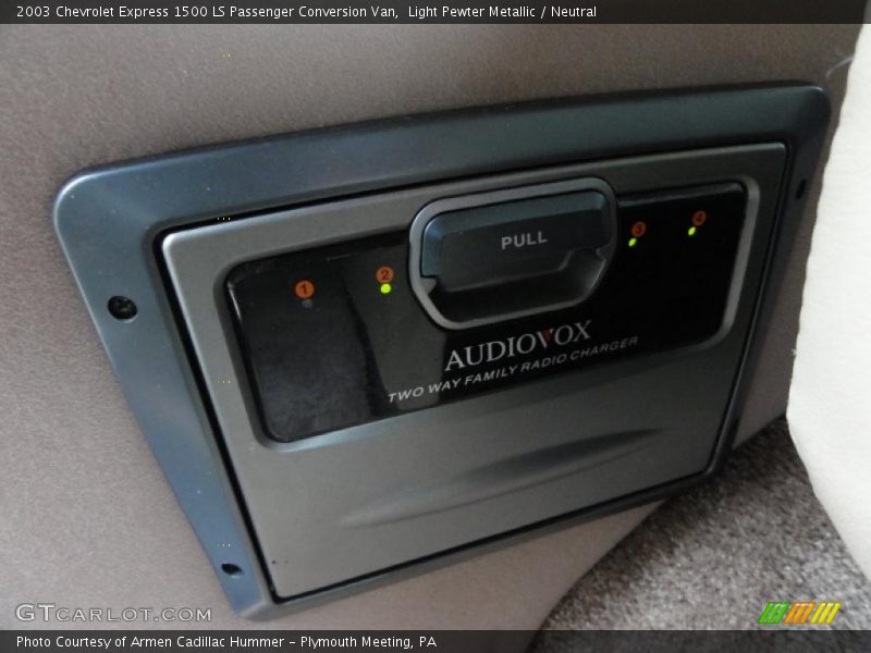 Light Pewter Metallic / Neutral 2003 Chevrolet Express 1500 LS Passenger Conversion Van