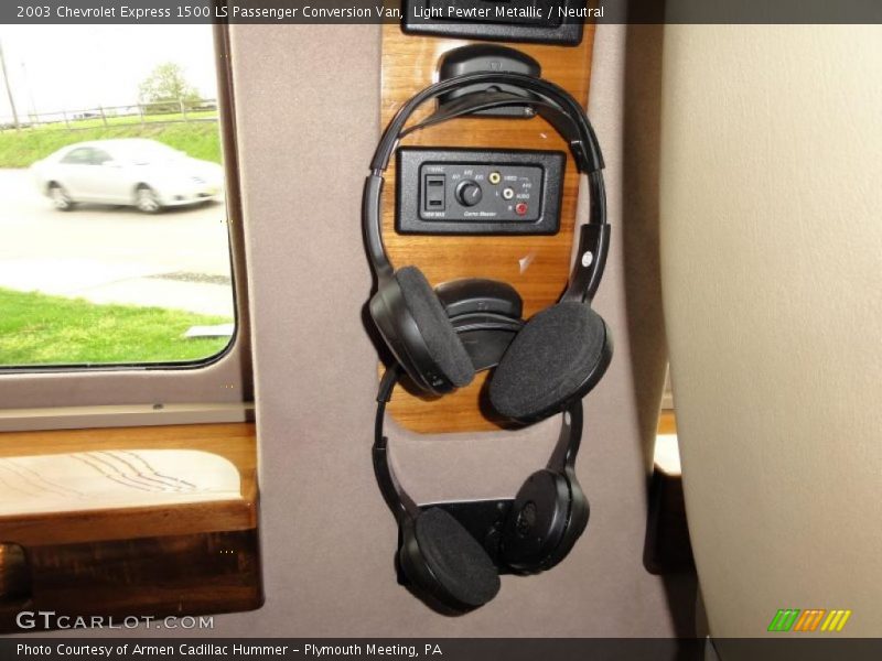 Light Pewter Metallic / Neutral 2003 Chevrolet Express 1500 LS Passenger Conversion Van