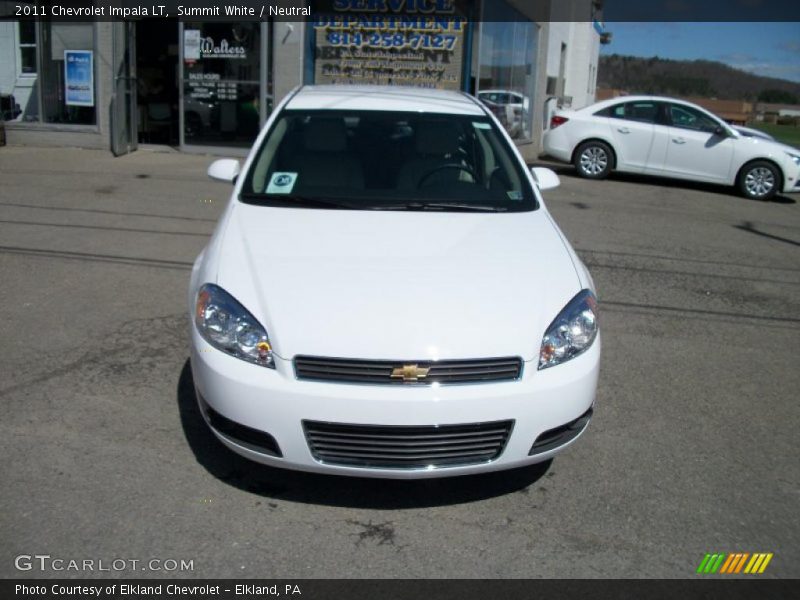 Summit White / Neutral 2011 Chevrolet Impala LT