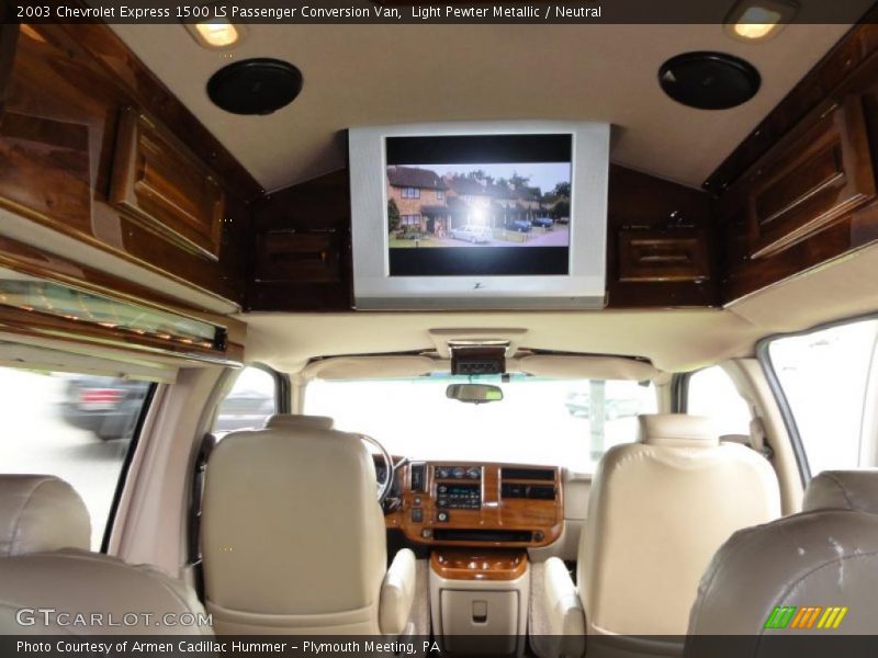 Light Pewter Metallic / Neutral 2003 Chevrolet Express 1500 LS Passenger Conversion Van