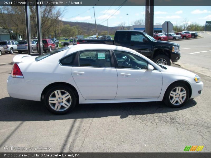 Summit White / Neutral 2011 Chevrolet Impala LT