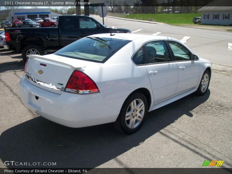 Summit White / Neutral 2011 Chevrolet Impala LT