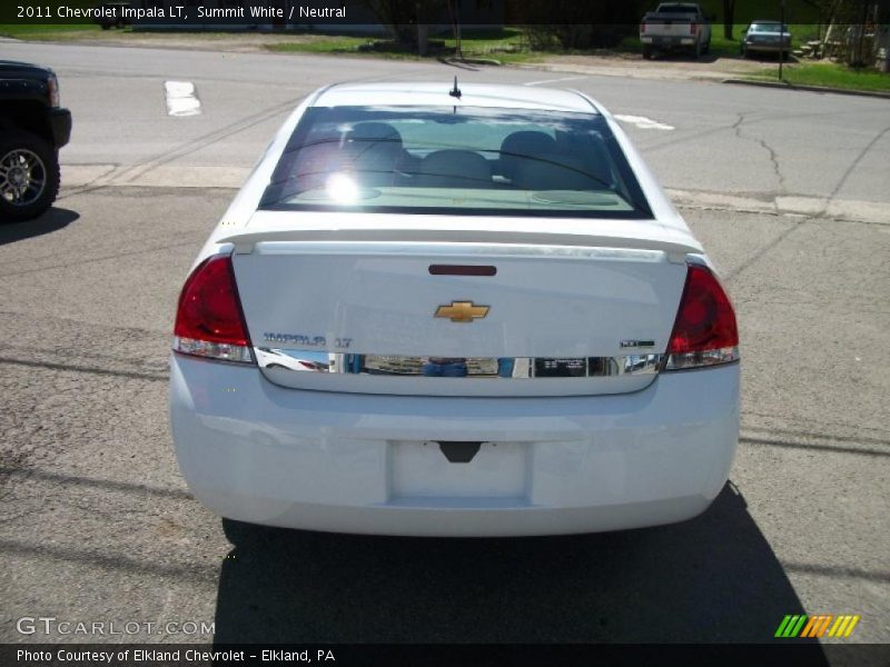 Summit White / Neutral 2011 Chevrolet Impala LT