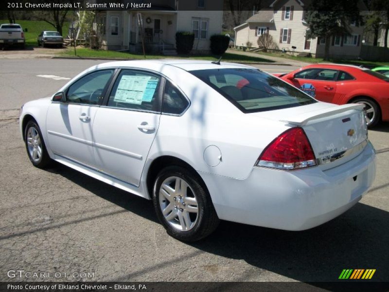 Summit White / Neutral 2011 Chevrolet Impala LT