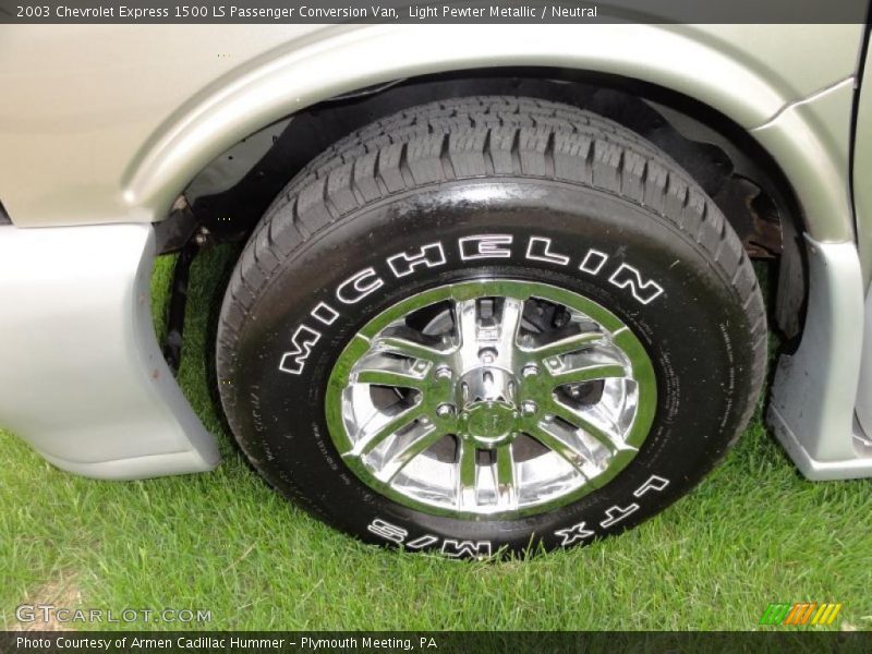 Light Pewter Metallic / Neutral 2003 Chevrolet Express 1500 LS Passenger Conversion Van