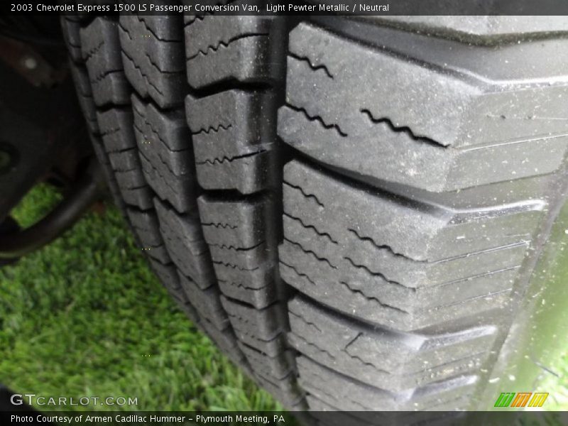 Light Pewter Metallic / Neutral 2003 Chevrolet Express 1500 LS Passenger Conversion Van