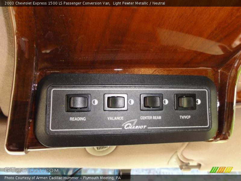 Light Pewter Metallic / Neutral 2003 Chevrolet Express 1500 LS Passenger Conversion Van
