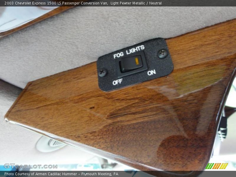 Light Pewter Metallic / Neutral 2003 Chevrolet Express 1500 LS Passenger Conversion Van