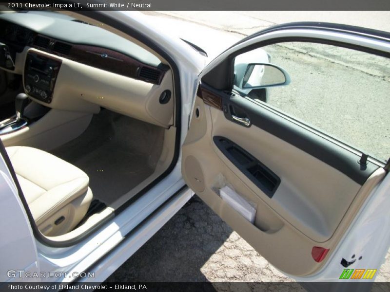 Summit White / Neutral 2011 Chevrolet Impala LT