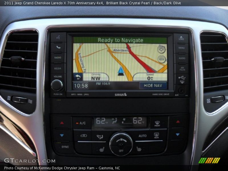 Navigation of 2011 Grand Cherokee Laredo X 70th Anniversary 4x4