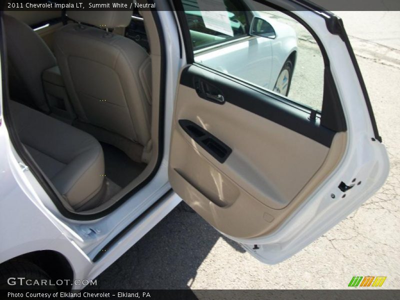 Summit White / Neutral 2011 Chevrolet Impala LT