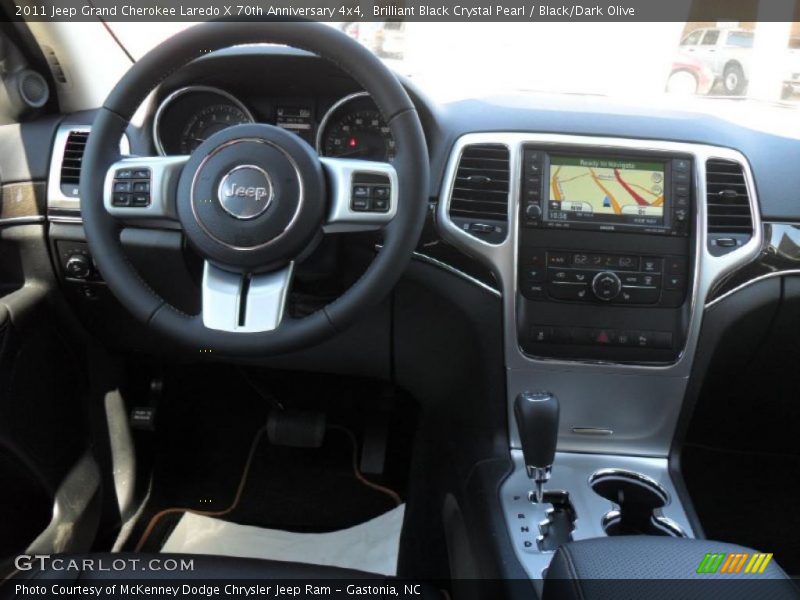 Dashboard of 2011 Grand Cherokee Laredo X 70th Anniversary 4x4