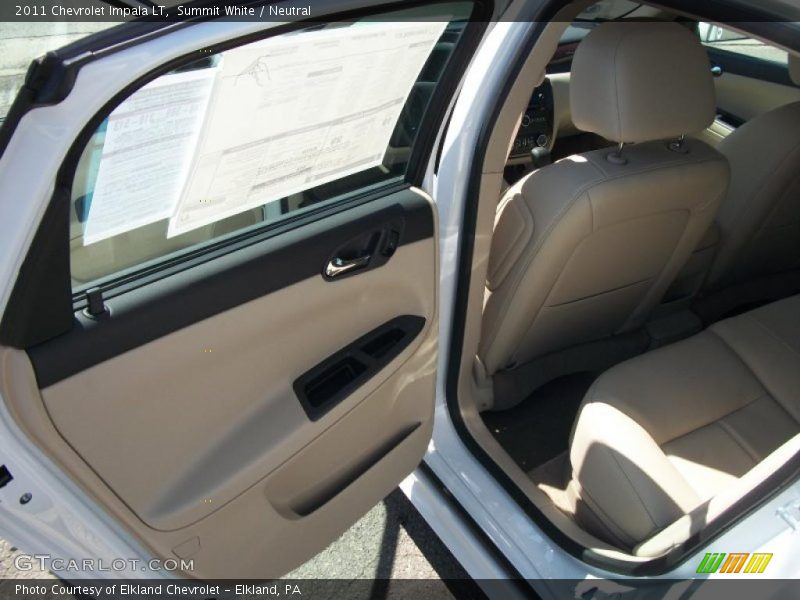 Summit White / Neutral 2011 Chevrolet Impala LT