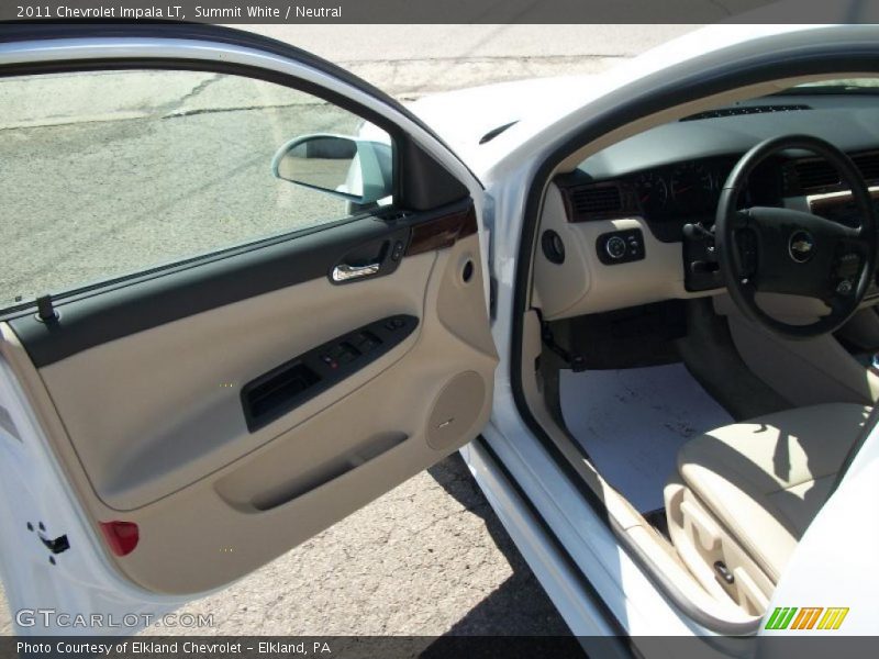 Summit White / Neutral 2011 Chevrolet Impala LT