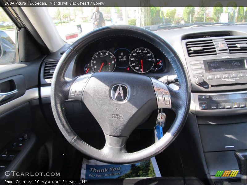 Nighthawk Black Pearl / Ebony 2004 Acura TSX Sedan