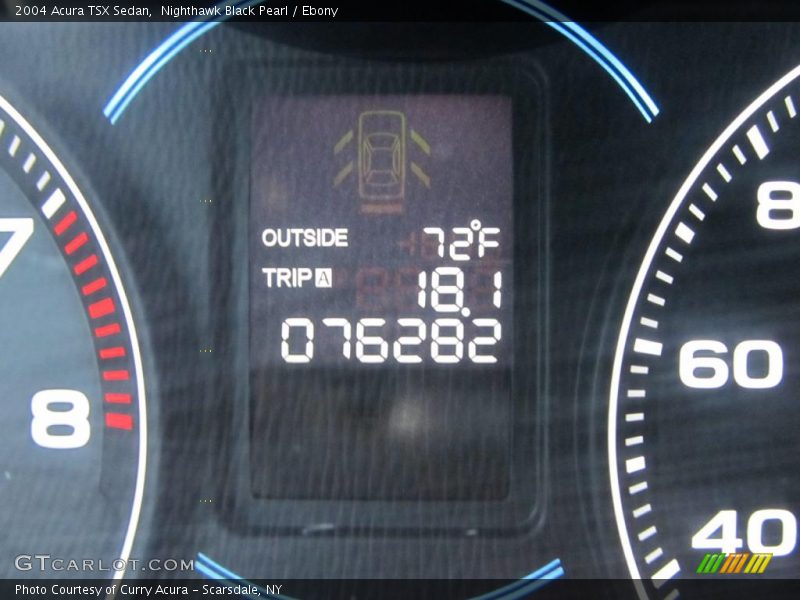 Nighthawk Black Pearl / Ebony 2004 Acura TSX Sedan