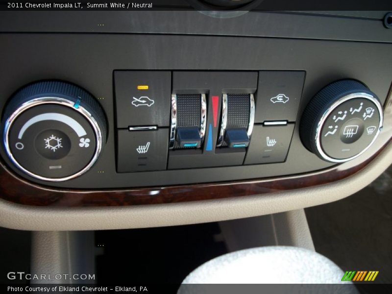 Summit White / Neutral 2011 Chevrolet Impala LT