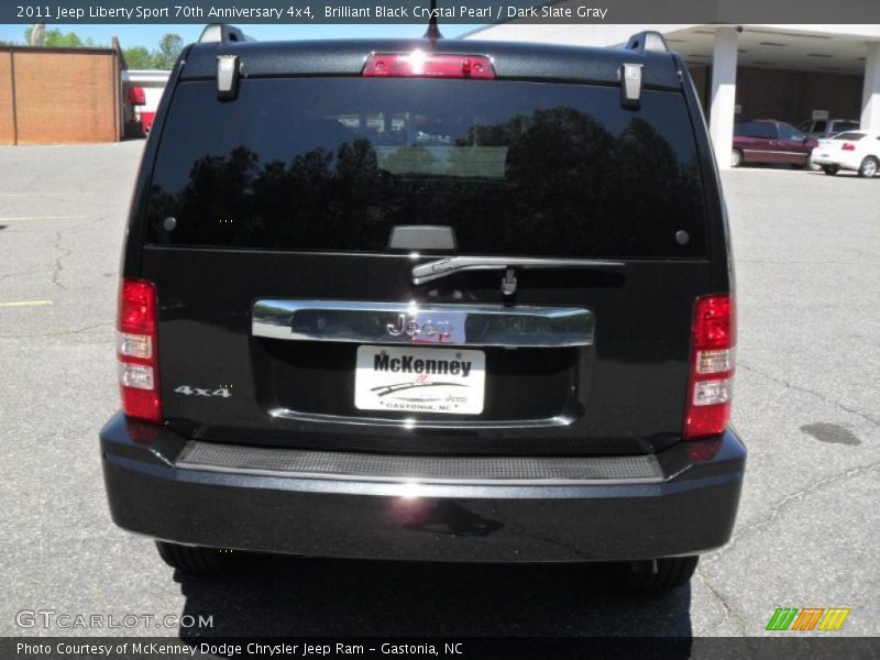 Brilliant Black Crystal Pearl / Dark Slate Gray 2011 Jeep Liberty Sport 70th Anniversary 4x4