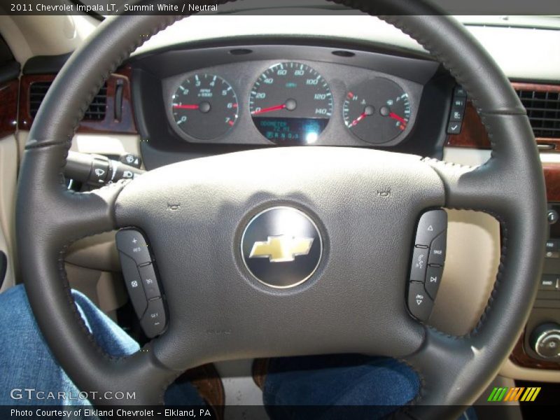 Summit White / Neutral 2011 Chevrolet Impala LT