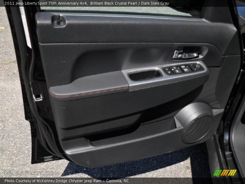 Brilliant Black Crystal Pearl / Dark Slate Gray 2011 Jeep Liberty Sport 70th Anniversary 4x4