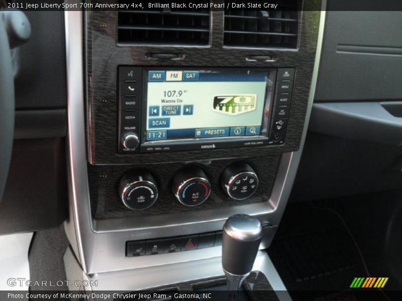 Brilliant Black Crystal Pearl / Dark Slate Gray 2011 Jeep Liberty Sport 70th Anniversary 4x4
