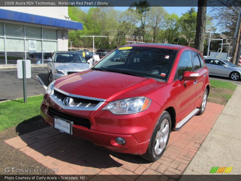 Moroccan Red Pearl / Ebony 2008 Acura RDX Technology