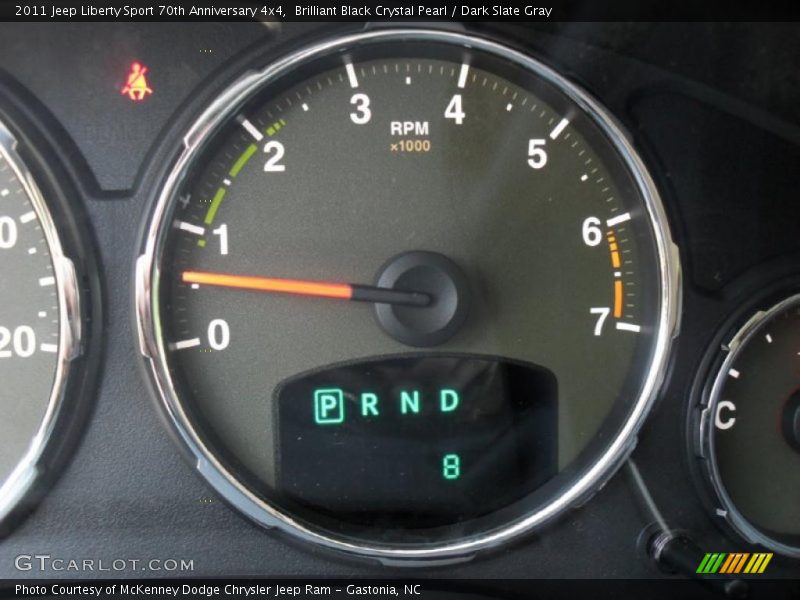 Brilliant Black Crystal Pearl / Dark Slate Gray 2011 Jeep Liberty Sport 70th Anniversary 4x4