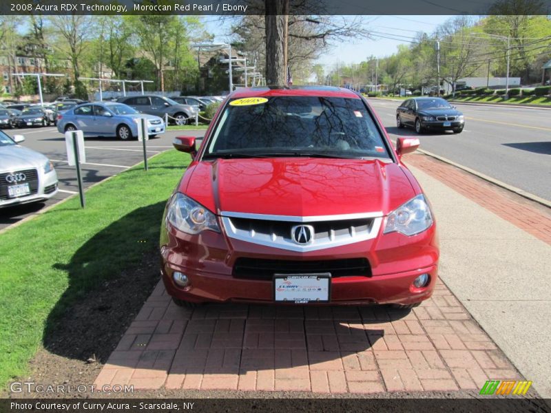 Moroccan Red Pearl / Ebony 2008 Acura RDX Technology