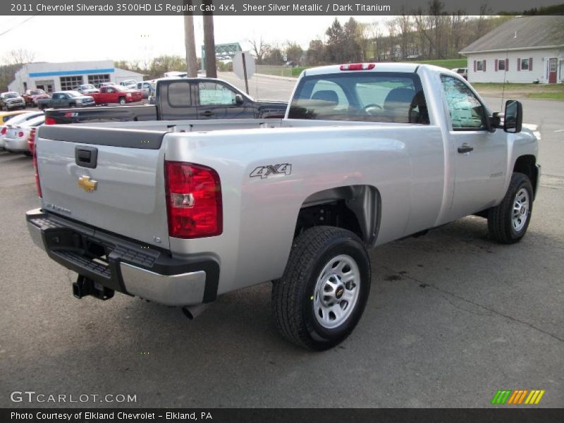  2011 Silverado 3500HD LS Regular Cab 4x4 Sheer Silver Metallic