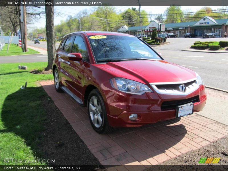 Moroccan Red Pearl / Ebony 2008 Acura RDX Technology