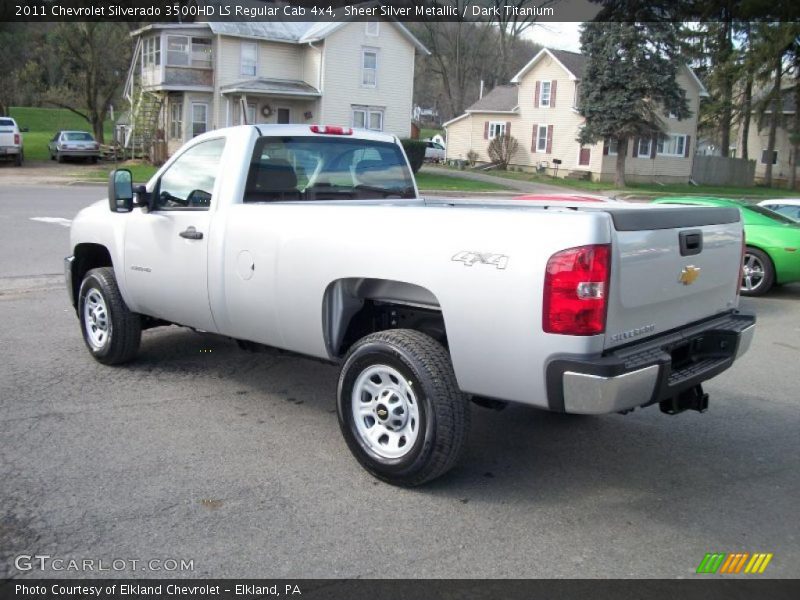  2011 Silverado 3500HD LS Regular Cab 4x4 Sheer Silver Metallic