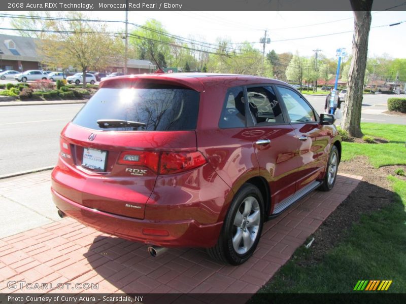 Moroccan Red Pearl / Ebony 2008 Acura RDX Technology