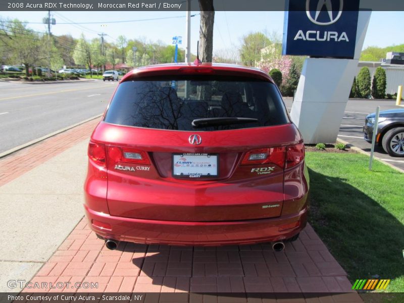 Moroccan Red Pearl / Ebony 2008 Acura RDX Technology