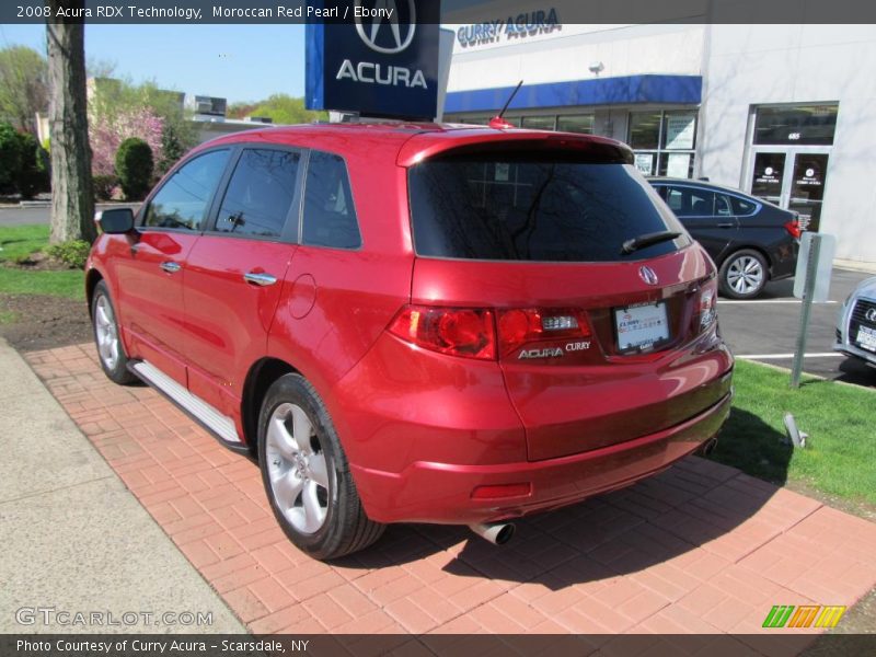 Moroccan Red Pearl / Ebony 2008 Acura RDX Technology
